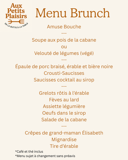 Brunch à la Cabane 🥞