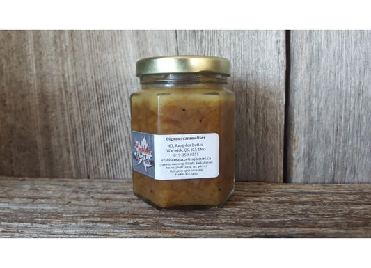 Oignons caramélisés à l'érable